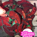 Peppers 🌶️ with Sequins ~ Sample Pricing
