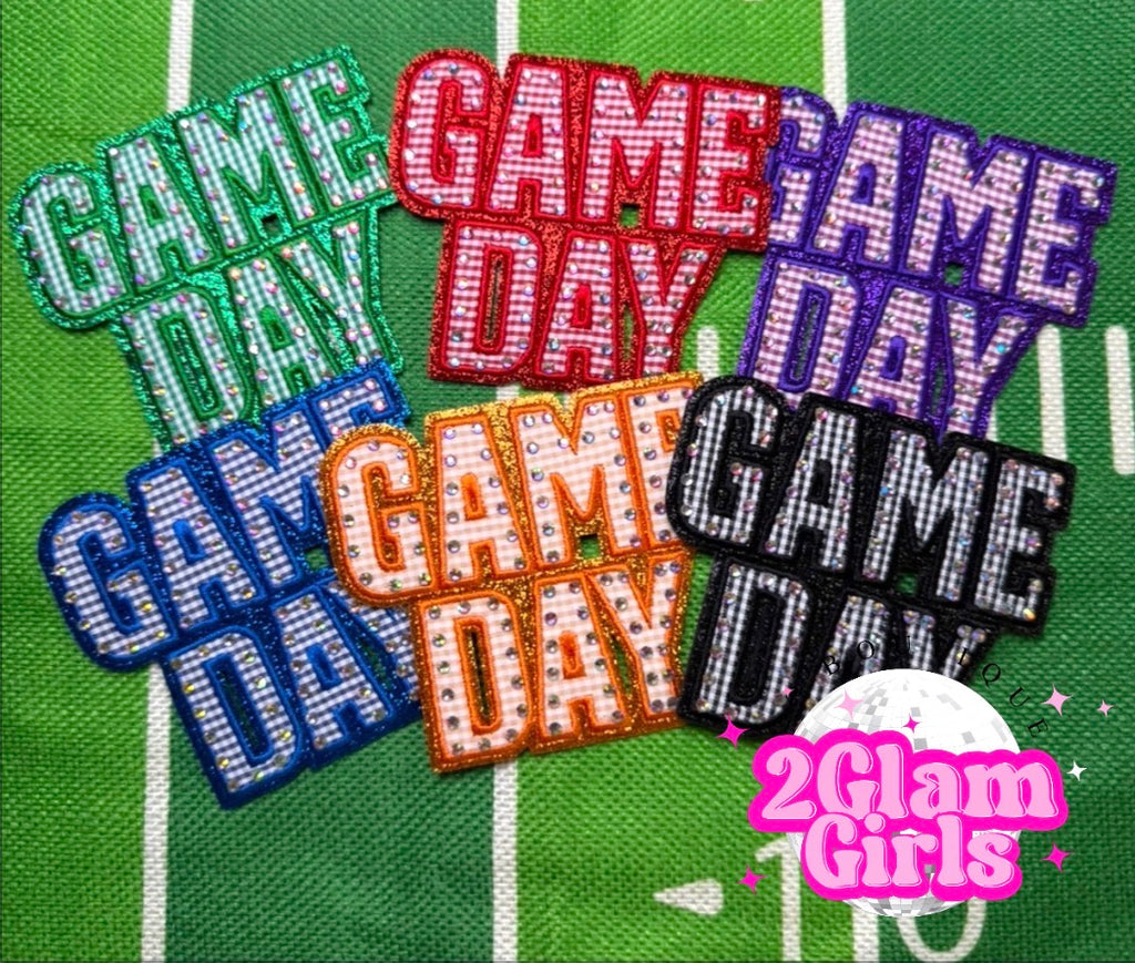 Game Day Diamond Bling Patches