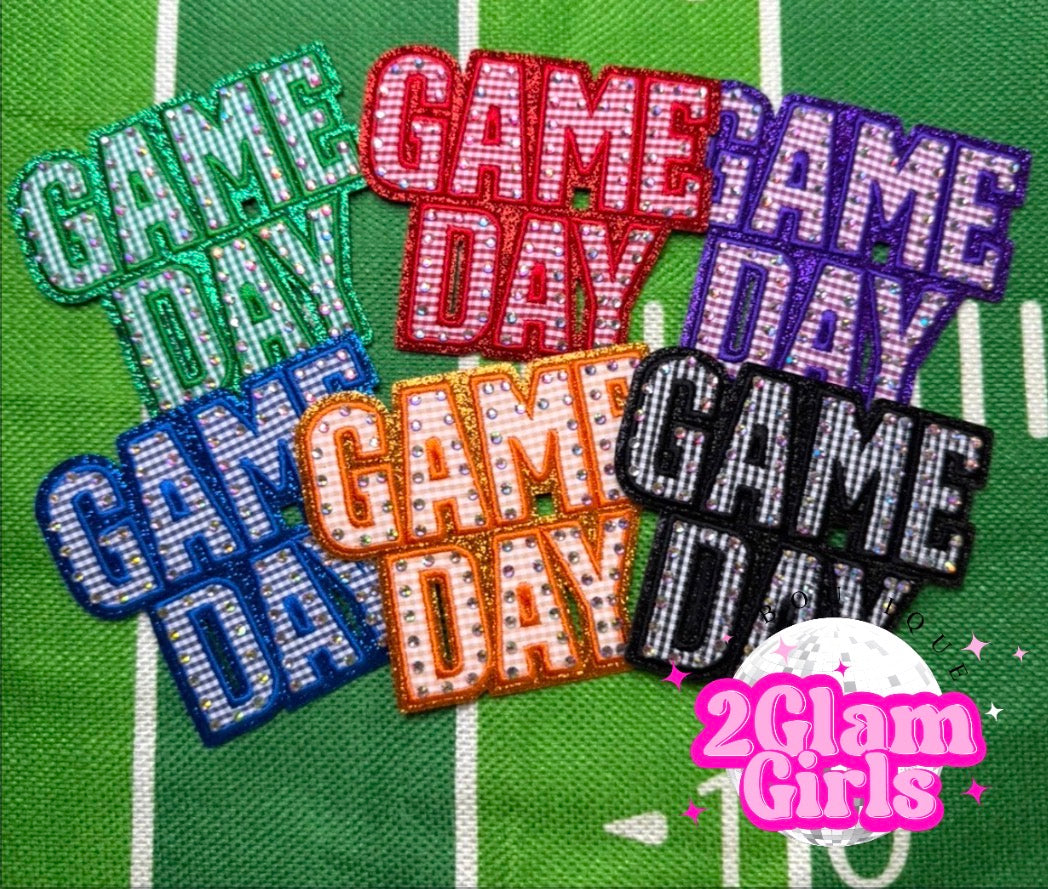 Game Day Diamond Bling Patches