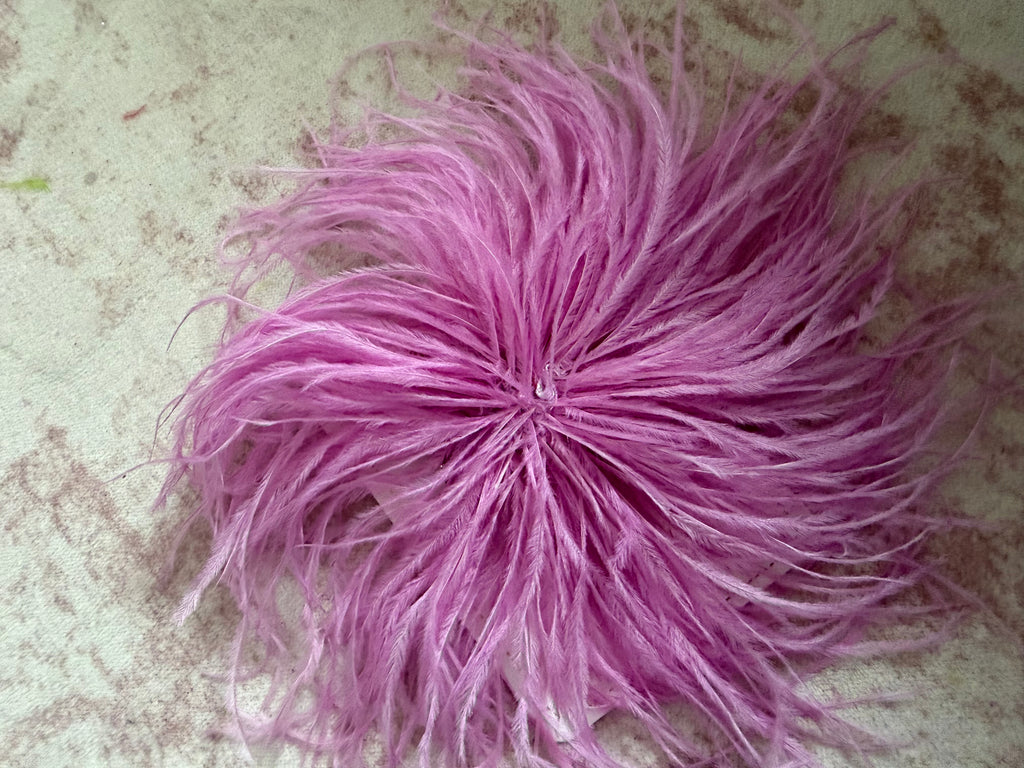 High Quality Ostrich feathers Brooch for trucker Hats
