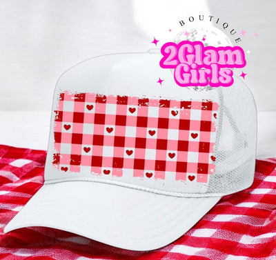 Red Gingham DTF print