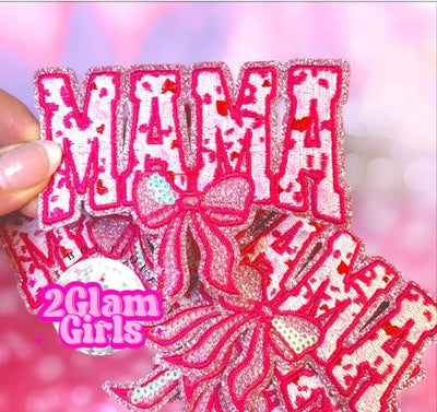 Mama Leopard Sequin Patch