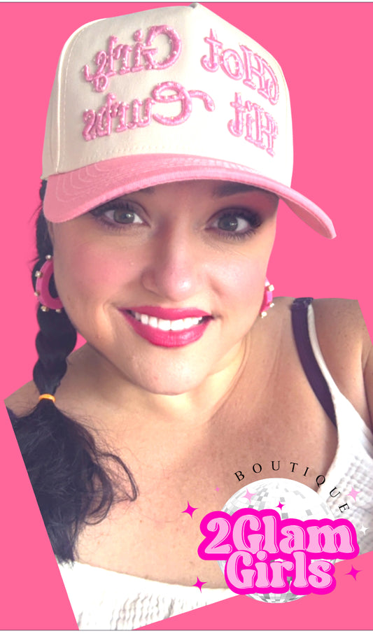Hot Girls Hit Curbs Embroidery Hat