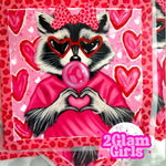 Exclusive Love Raccoon 🦝DTF  Print ❤️