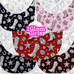 Bling and Boots Brim Transfer