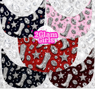 Bling and Boots Brim Transfer