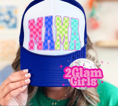 Mama Check DTF print