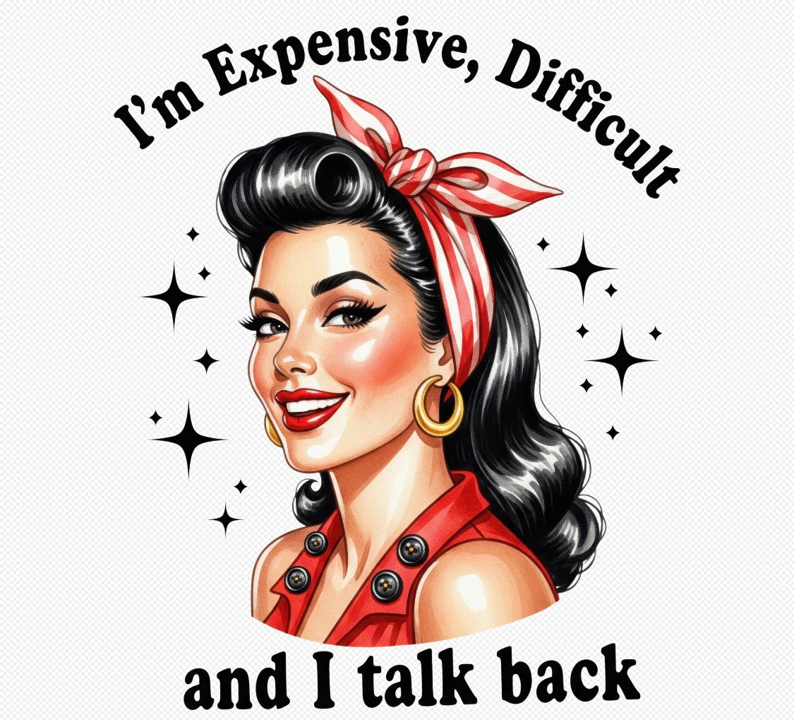 Retro DTF prints for hats
