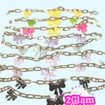 3 Bow Hat Chains