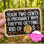 Penny embroidery Patch