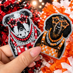 Dawg and Smokey Star bling Patches