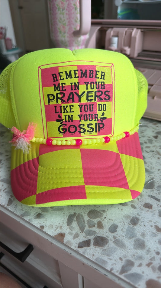 Remember Me Sample hat / Dtf Prints
