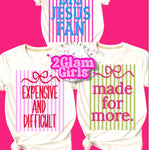3 different Screenprint transfers