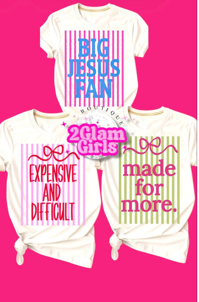 3 different Screenprint transfers