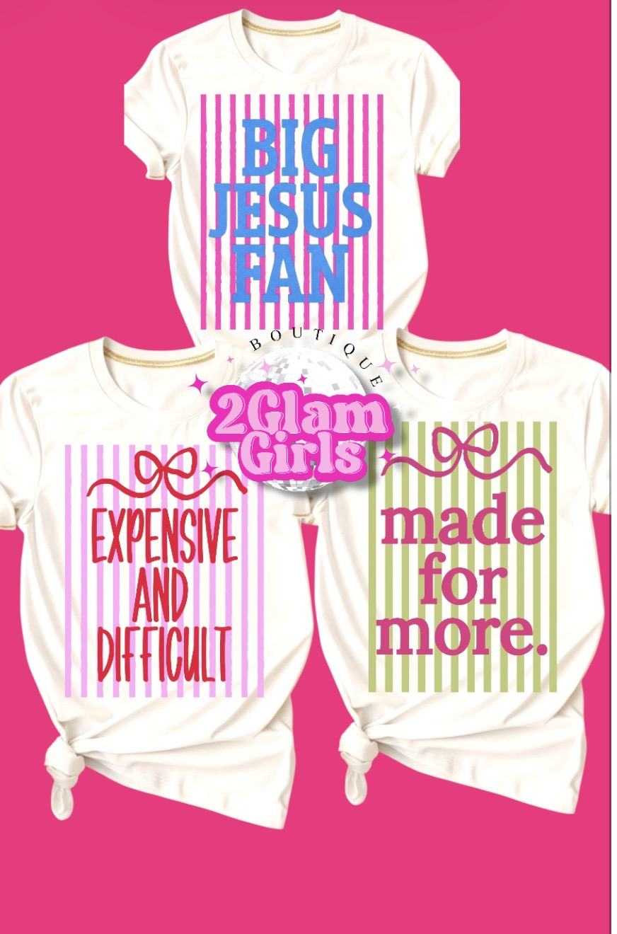 3 different Screenprint transfers