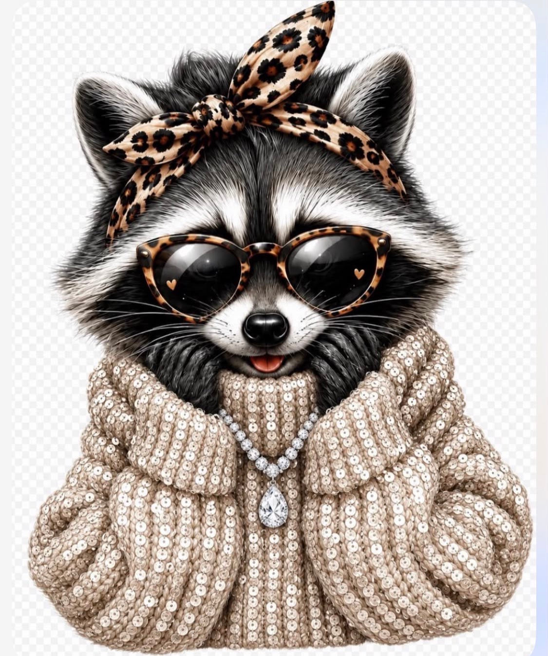Boujee Raccoon 🦝 Transfers