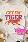 Get Em Tiger Screenprint with Spangles
