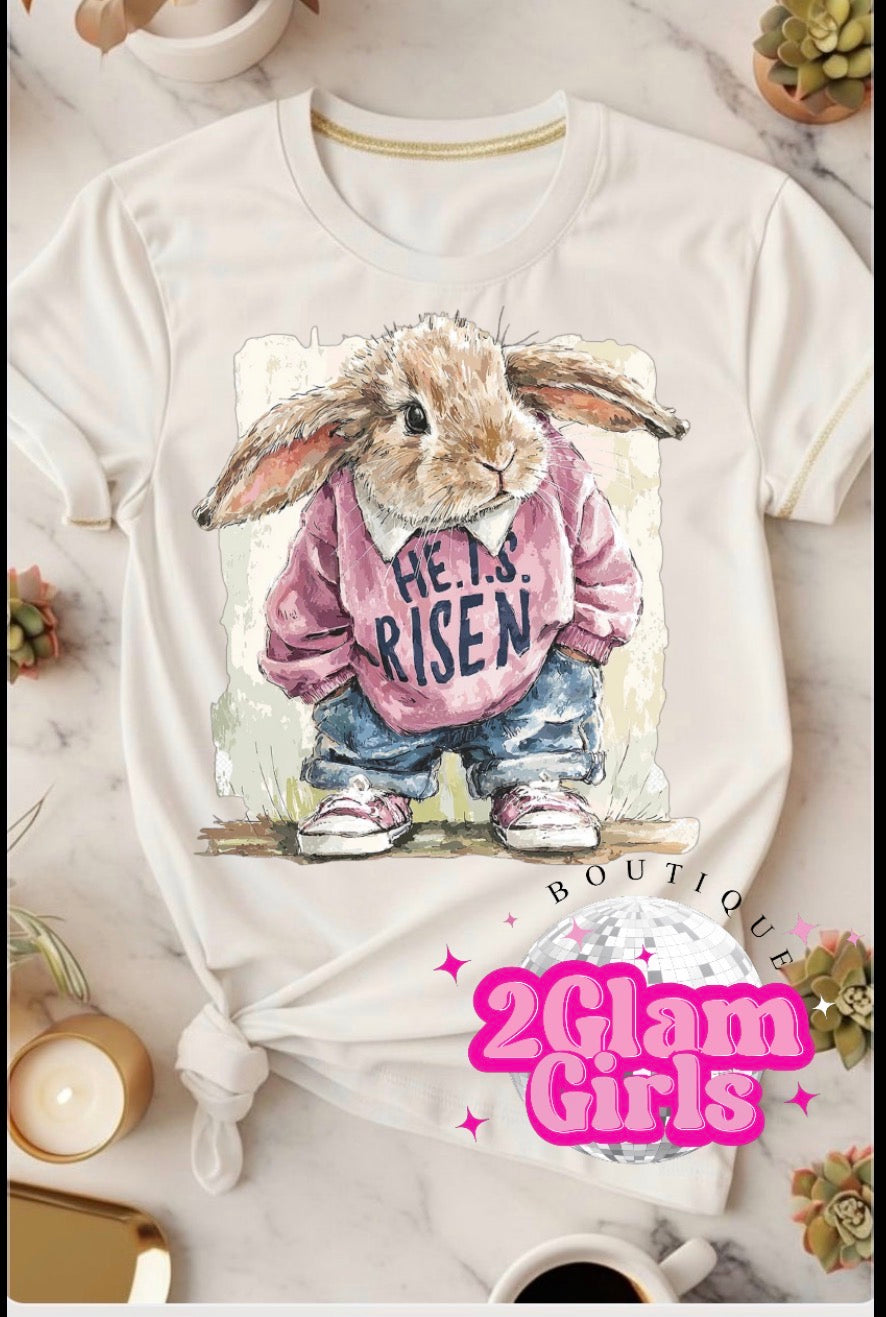 He is Risen Screenprint Transfer