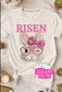 Risen Bougie Bunny Screenprint with Spangles
