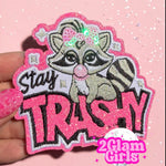 Stay Trashy with Sequin Bow 🦝🎀