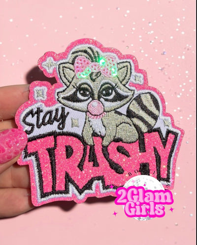 Stay Trashy with Sequin Bow 🦝🎀