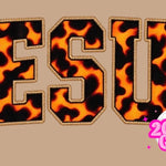 Jesus DTF print