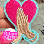 Praying hands what a heart 🩷 Patch