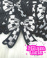 Trucker Hat Patch ~ Checkered Bows ~ Mint and Black Checkered iron on bows