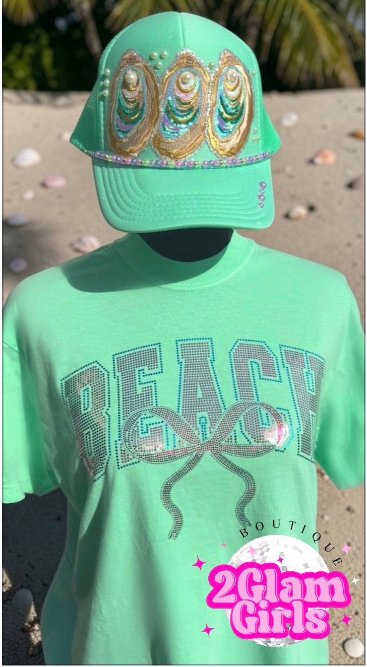 Beach with Bow Screenprint