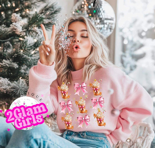 DTF print ~ Gingerbread and Bows