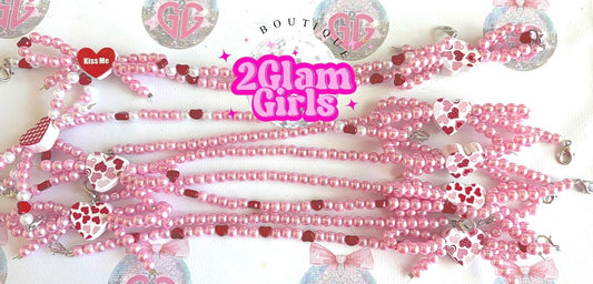 Trucker Hat Chains ~ bow Hat Chains ~ Valentines chains