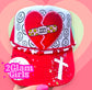 Trucker Hat Patch ~ Jesus Heals a broken heart patch ~iron on patch