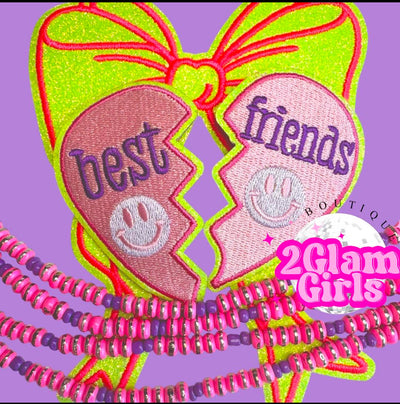 Trucker Hat Patch ~ Best Friends Patch , iron on patch