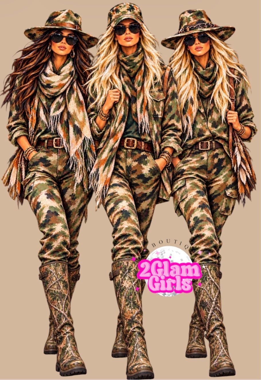 Camo Girls (  Oversized )