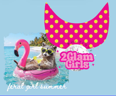 Feral Summer Girl DTF prints