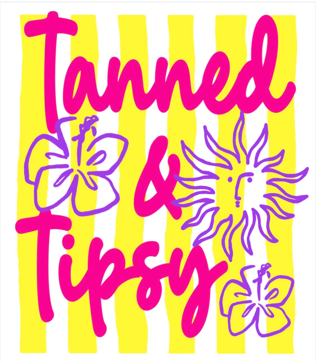 DTF Summer Beach Prints for Hats