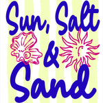 DTF Summer Beach Prints for Hats