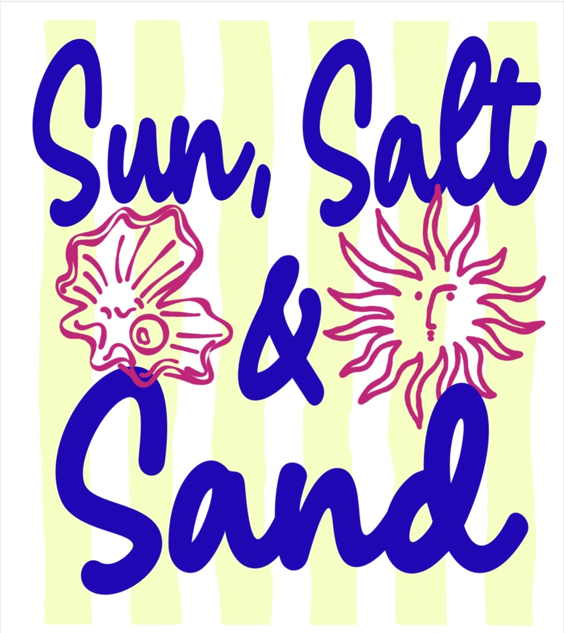 DTF Summer Beach Prints for Hats