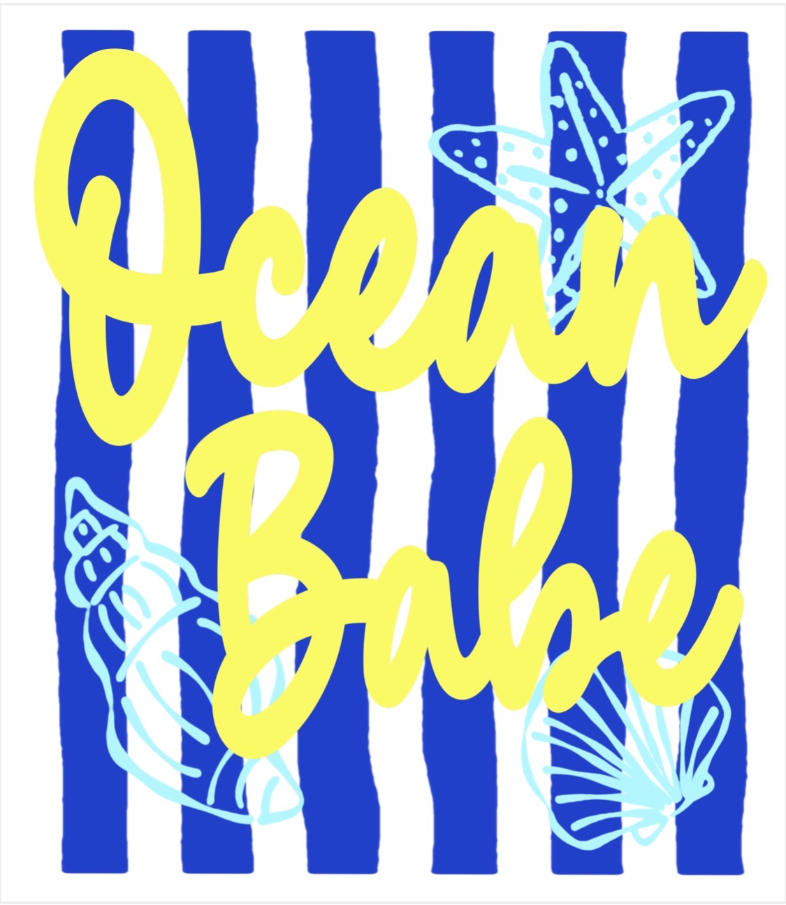 DTF Summer Beach Prints for Hats