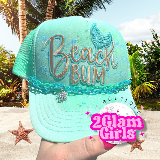 Trucker Hat Patch ~ Beach Bum
