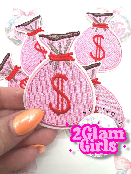 Trucker Hat Patch ~ Money Bags