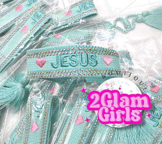 Jesus Bling Tassel  Bracelets 🩷