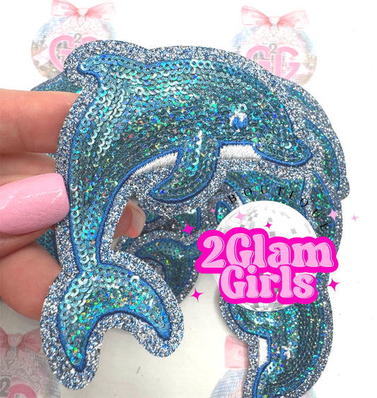Dolphin 🐬 Sequin Patch