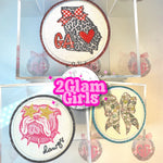 Sublimation Glitter Patch Blanks
