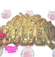 Golden Sequin Patch