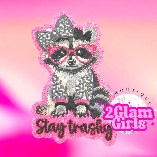 Raccoon 🦝 Bling Glasses Stay Trashy