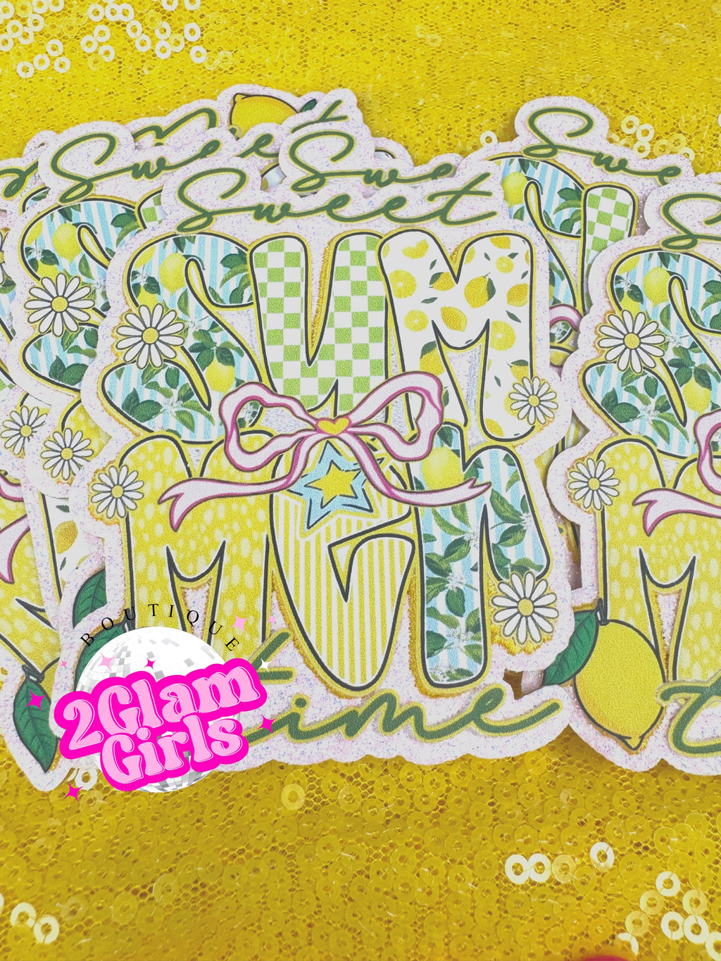 Summertime DTF print patch
