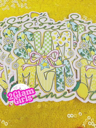 Summertime DTF print patch