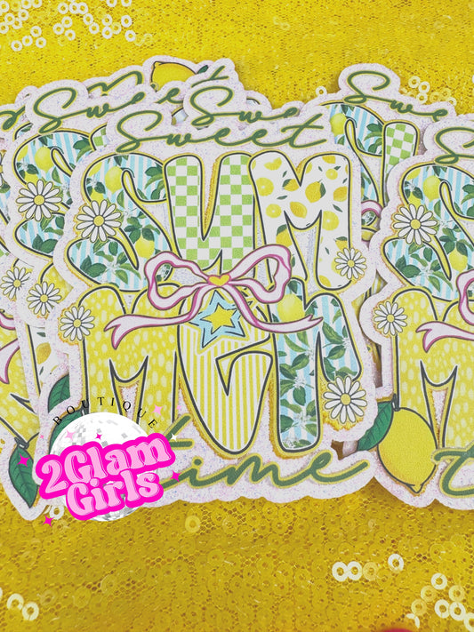 Summertime DTF print patch