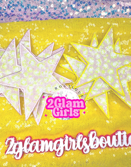 Leopard Sequin Stars